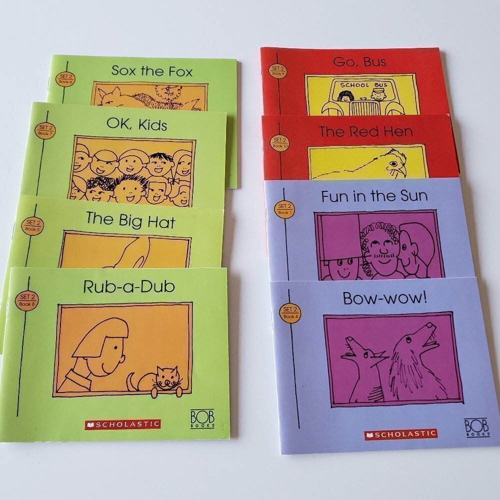 Set of 8 Bob Books from Scholastic